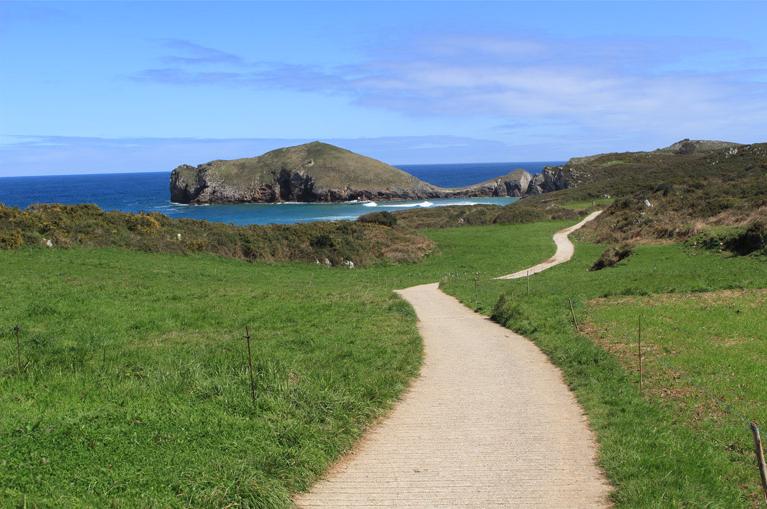 Coastal path in Asturias