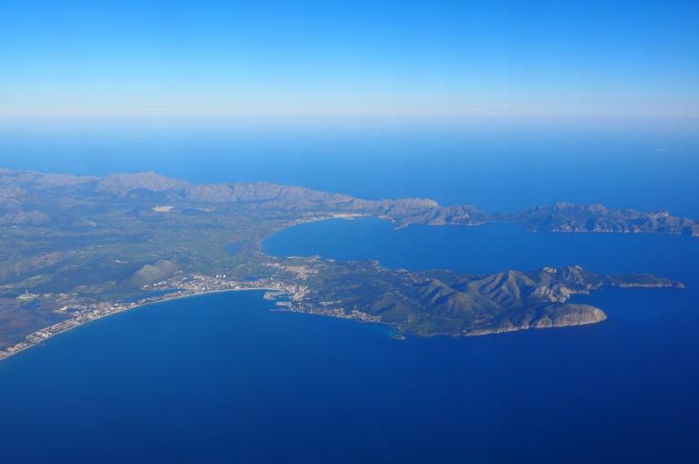Aerial view of Mallorca